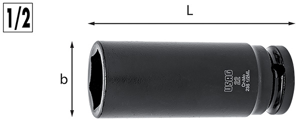 CHIAVI A BUSSOLA F. MACCHINA USAG 235 1/2 ML      
