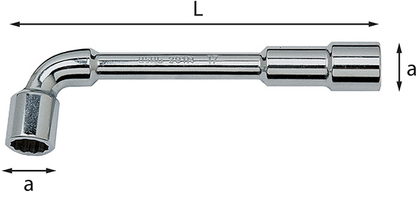 CHIAVI A PIPA PASSANTE DOPPIE USAG 291 N          