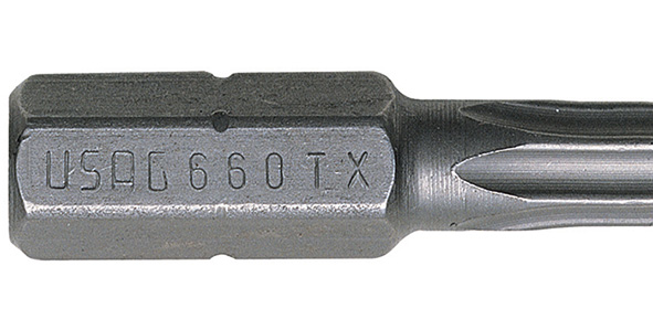 INSERTI 1/4 VITI TORX FORATE USAG 660 STX         