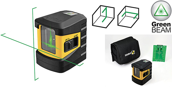 LIVELLA LASER A LINEE INCROCIATE STABILA LAX 60 G 
