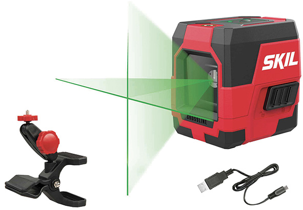 LIVELLA LASER VERDE A CROCE SKIL 1912AA           