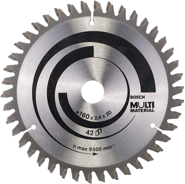 LAME CIRCOLARI MULTI MATERIALE BOSCH 2608640503   