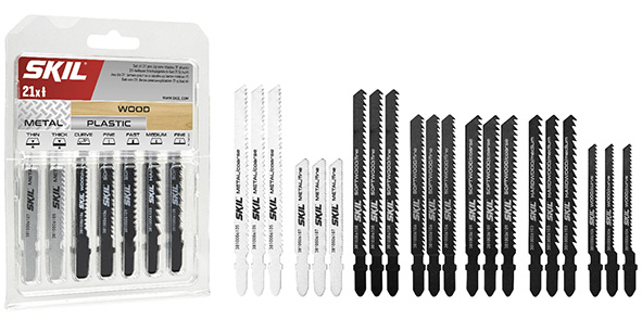 ACCESSORI SKIL SET LAME SEGHETTO PZ.21            
