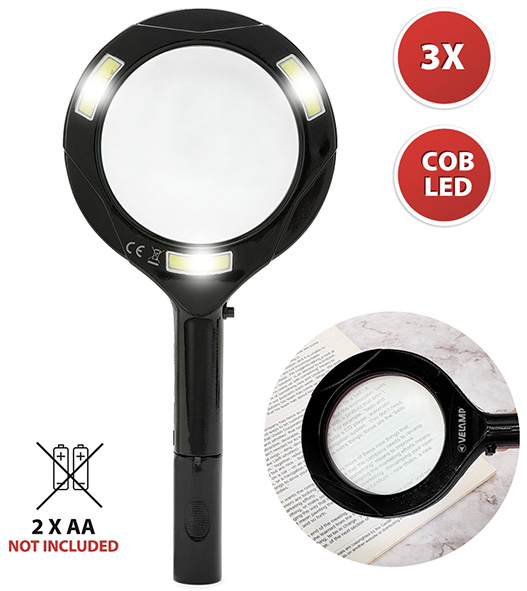 LENTE D'INGRANDIMENTO LUMINOSA VELAMP LED         