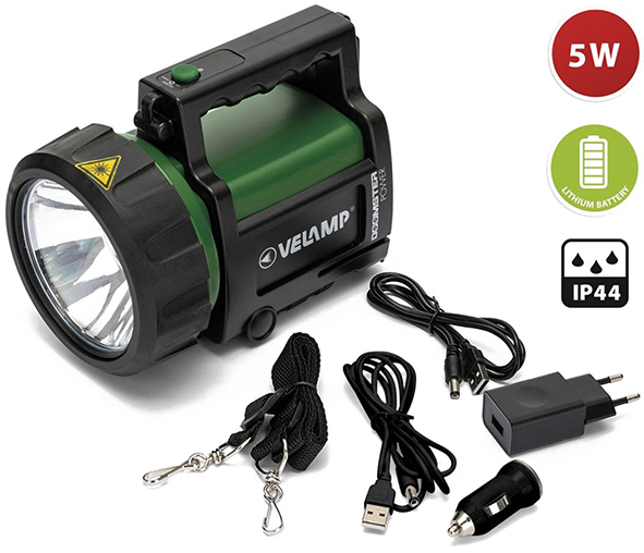 TORCE VELAMP LED DOOMSTER POWER 5W                