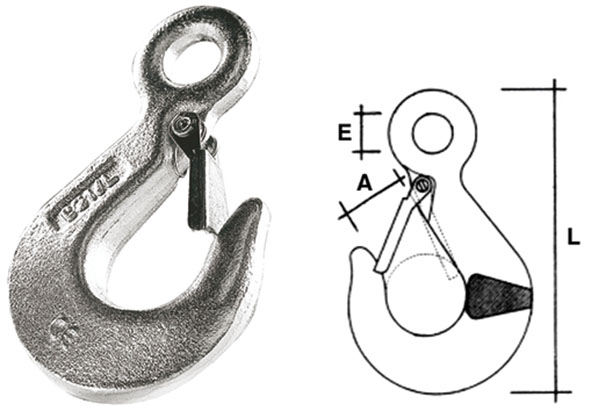 GANCI STAMPATI AD OCCHIO CON SICURA ART.103       