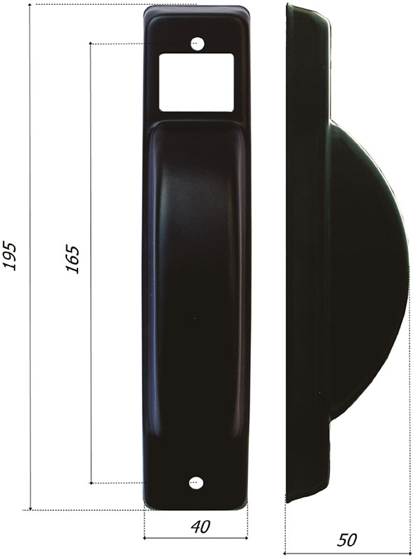PLACCHE ALLUM. NERO X AVVOLGITORI SEMINC. MT.9    