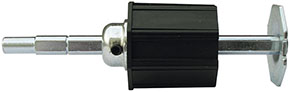 CALOTTA REGOLABILE OTTAGONALE 60 ZN/PVC CON PERNO 