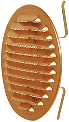 GRIGLIE CON MOLLE TONDE RAME CON RETE             