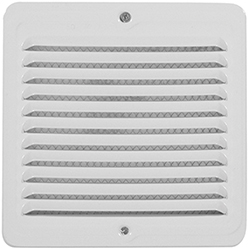 GRIGLIE APPOGGIO QUADRE ALLUM.BIANCO C/RETE       