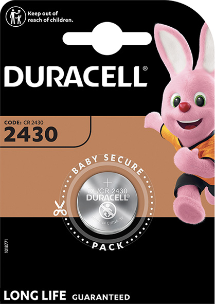 PILE DURACELL PASTIGLIA 2430                      