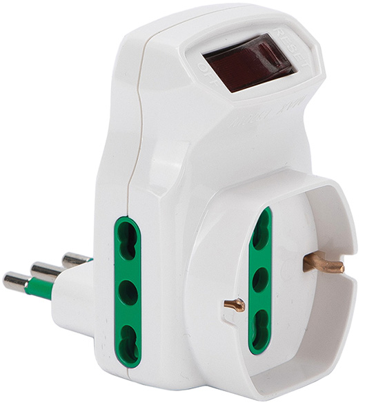 TRIPLA FME 87317 CON INTERRUTTORE AUTOMATICO      
