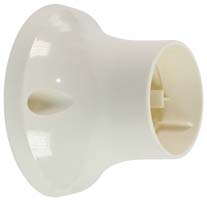PUNTO LUCE DA PARETE PLASTICA BIANCO              