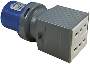 ADATTATORI VB SPINA BLU 2 PRESE BIPASSO           