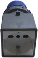 ADATTATORI VB SPINA BLU 1 PRESA BIPASSO/SCHUKO    