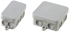 SCATOLA DERIVAZIONE EC IP55 PASSACAVI SFONDABILI  