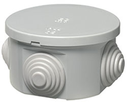 SCATOLA DERIVAZIONE EC ESTERNA IP44 TONDA         