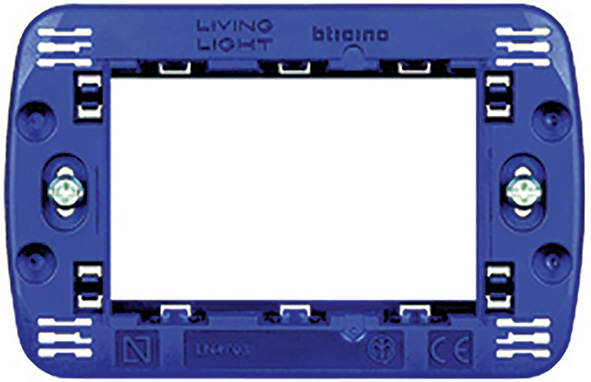SUPPORTO PER FRUTTI BTICINO SERIE LIVING LIGHT 3P 