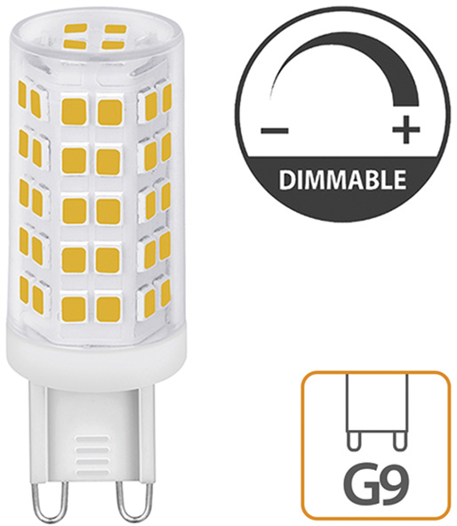LAMPADE NOVA LED G9 220V CERAMICA 4W DIMMERABILE  