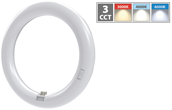 LAMPADE NOVA LED CIRCOLINE TRI-WHITE              