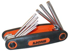 CHIAVI TORX FORATE LIONS 2080 PZ.8                