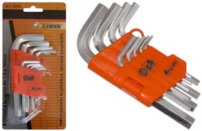 CHIAVI BRUGOLA ESAG. CORTE LIONS 6654 PZ.9        
