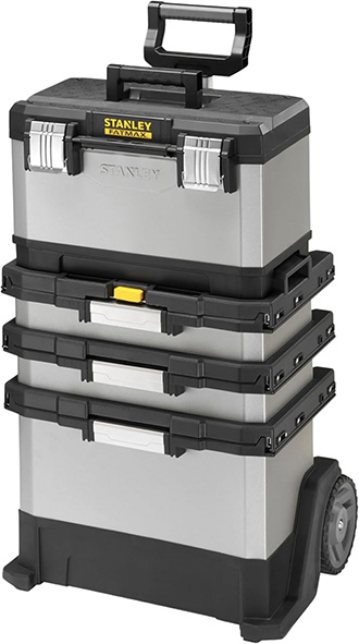 CASSETTA STANLEY 4 LIVELLI GRIGIO 95622           