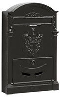 CASSETTE POSTALI RESIDENCE ALLUMINIO NERE         