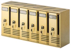 CASSETTE POSTALI COMPONIBILI CUBO                 