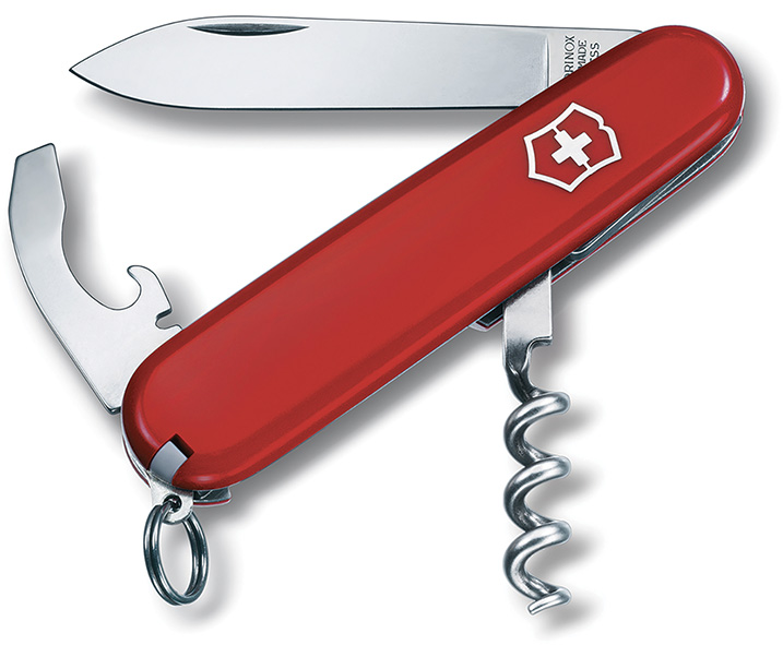 COLTELLI MULTIUSO VICTORINOX WAITER RED           