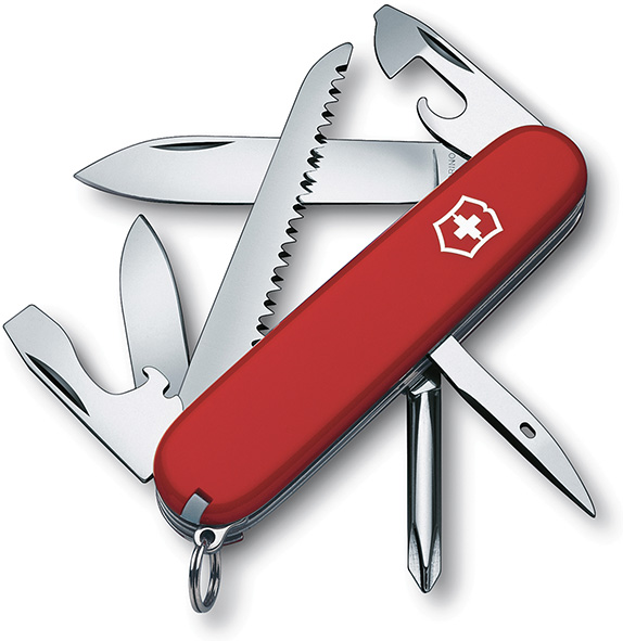 COLTELLI MULTIUSO VICTORINOX HIKER RED            