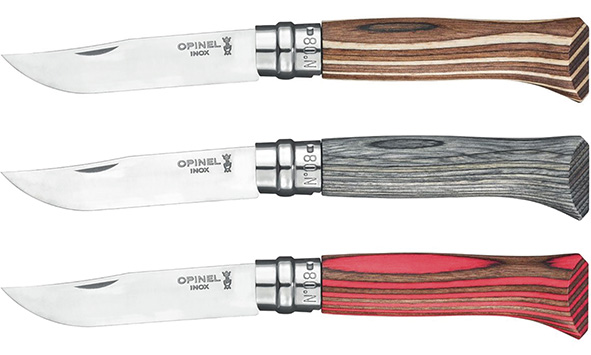 COLTELLI OPINEL VIROBLOC INOX LAMELLE BETULLA     
