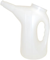 CARAFFE GRADUATE CON IMBUTO IN PLASTICA           