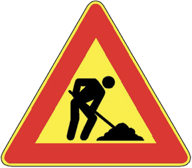 SEGNALI CANTIERE LAVORI IN CORSO FIG.383          