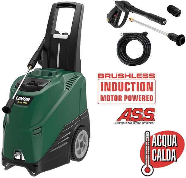 IDROPULITRICE LAVOR RIO-R 1108 ACQUA CALDA        