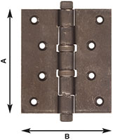 CERNIERE AMERICANE BRONZATE ALDEGHI ART.130       