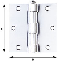 CERNIERE INOX EXTRA PESANTI ALDEGHI ART.124 IN    
