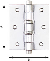 CERNIERE INOX AMERICANE PESANTI ALDEGHI ART.130 IN