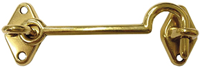 GANCI FERMAPERSIANE IN OTTONE LUCIDO              