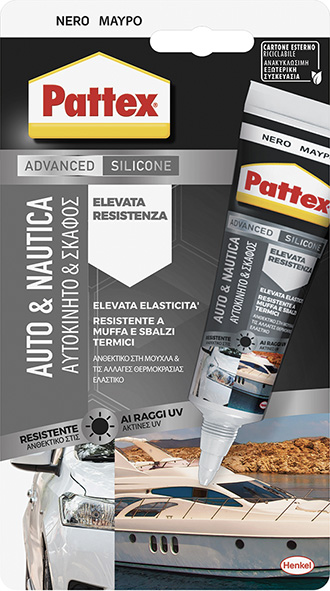 SILICONE ACETICO PATTEX AUTO-NAUTICA TUBETTO ML.50