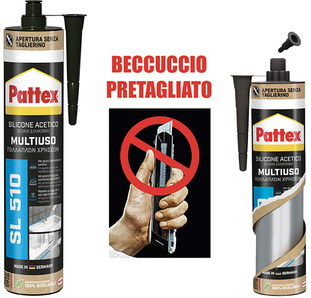 SILICONE ACETICO PATTEX SL510 PUSH&GO             