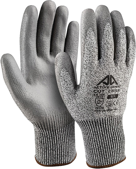 GUANTI ANTITAGLIO ACTIVE GEAR MOD.CUT D GRIGIO    