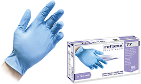GUANTI NITRILE REFLEXX R77 PZ.100                 