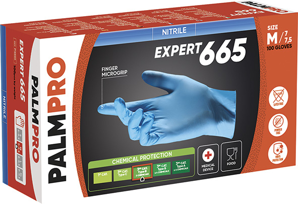 GUANTI NITRILE ICO EXPERT 665 PZ.100              
