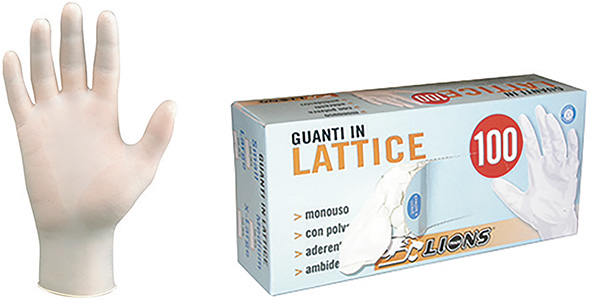 GUANTI LATTICE LIONS 2874 PZ.100                  