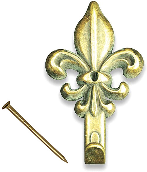 GANCI X QUADRI GIGLIO PICCOLI ORO BLI.5PZ ART.496 