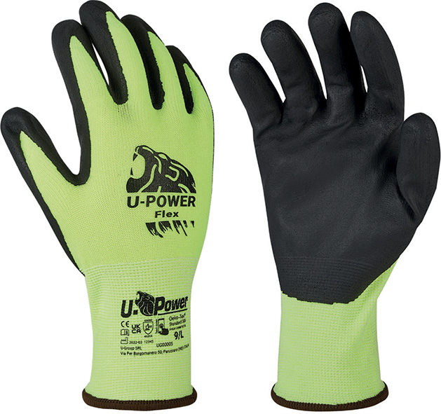 GUANTI UPOWER MOD.FLEX VERDE FLUO                 
