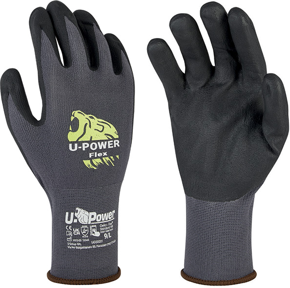 GUANTI UPOWER MOD.FLEX GRIGIO                     