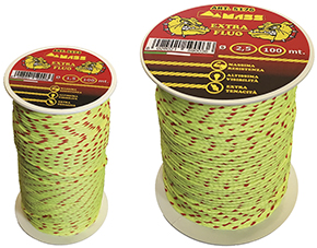 LIGNOLA NYLON MASS GIALLO/ROSSA EXTRA FLUO        