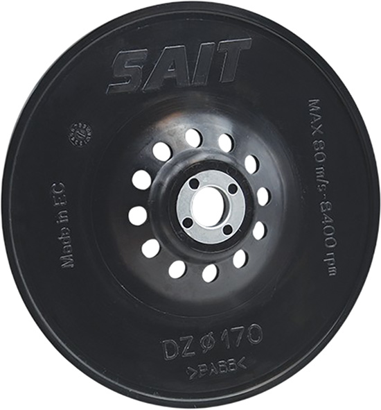 PLATORELLI PER DISCHI ABRASIVI SAITPAD-DZ NERO    